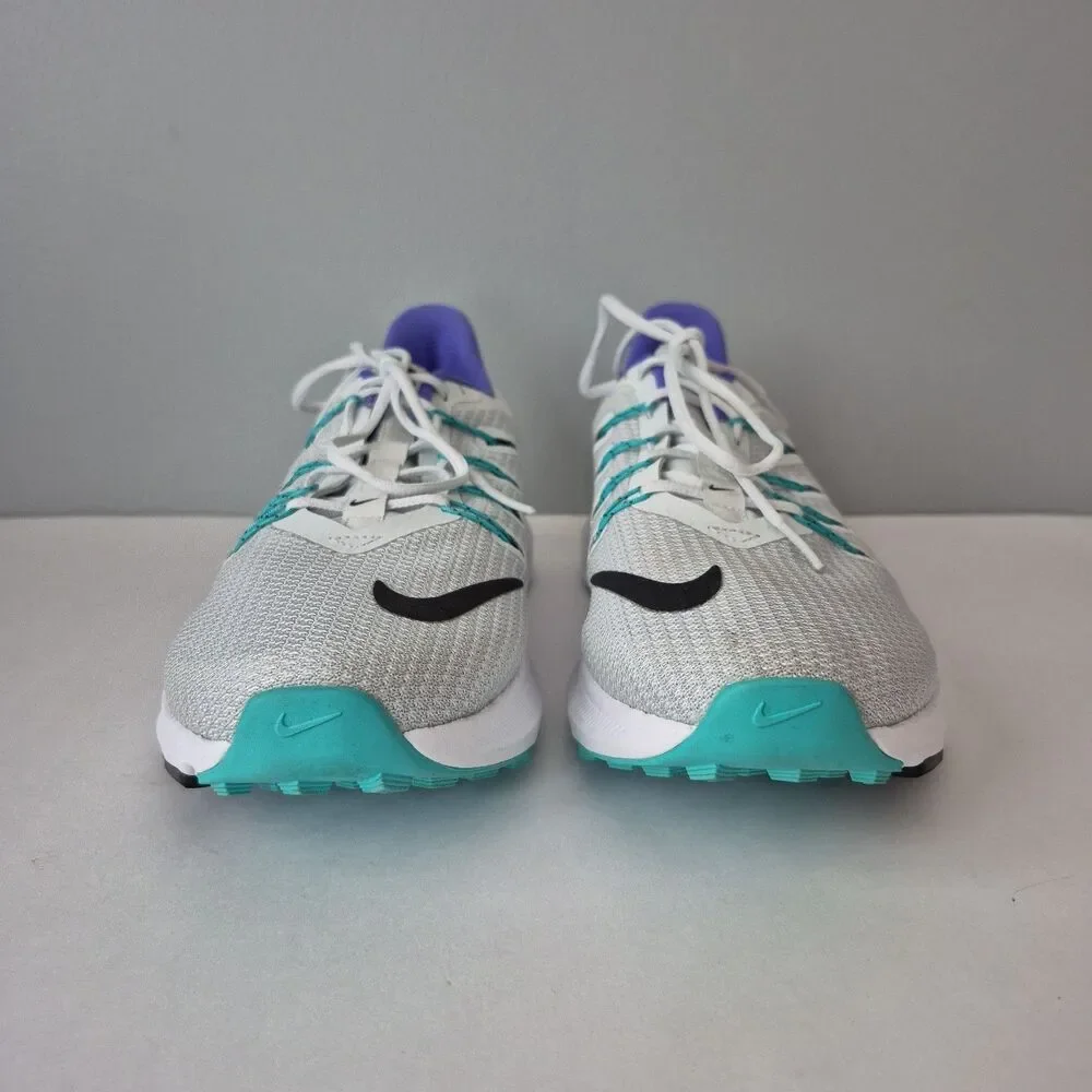 Nike Quest Hyper Jade White Black Swoosh Running Tennis Shoes Womens 8.5